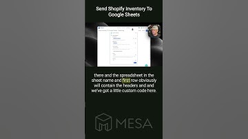 Send Shopify inventory to Google Sheets #automation #shopifyintegration #googlesheets