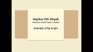 Vayikra Aliyah 5 Ashkenaz Chabad Nusach Sefard