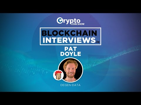 SUMMARY: Pat Doyle, Co-Founder of Degen Data - NFT Analytics Marketplace | Blockchain Interviews Episode cover