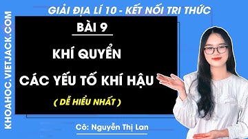 Địa lí 10 Bài 9: Khí quyển, các yếu tố khí hậu | Kết nối tri thức (DỄ HIỂU NHẤT)