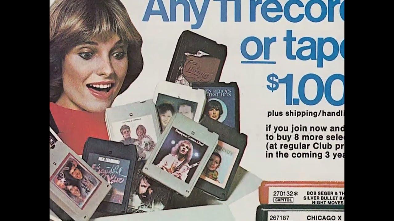 Remember the Columbia Record and Tape Club? 1977 TV Ad YouTube