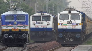 [21 In 1] High SPEED WAP7 LHB Trains and Aggressive WDP4D ICF Trains | Track Sounds | IndianRailways