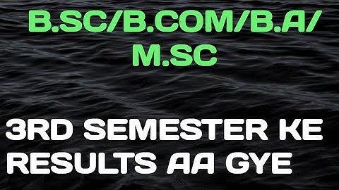 BA BSc BCom Result 2020 MA MSc MCom Result 2020 All University Exam Result Date 1st 2nd 3rd 2020