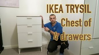 IKEA Trysil chest of drawers assembly - YouTube