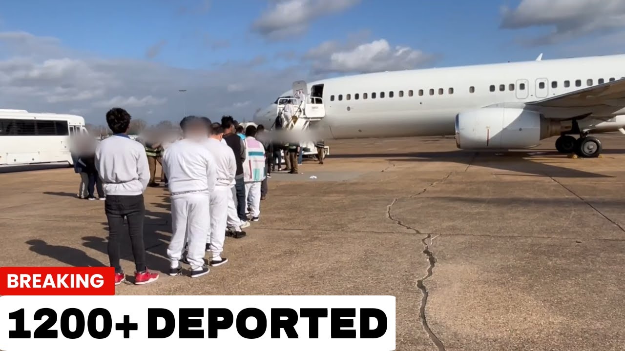 Thousands Loaded Onto Planes – ICE Deportation Flights in Full Swing!