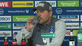 HSV Pressekonferenz vor dem Spiel gegen 1. FC Magdeburg