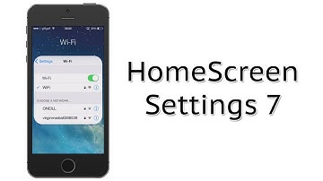 View and Edit Settings Directly From the Home Screen | HomeScreen Settings 7 Cydia Tweak Review