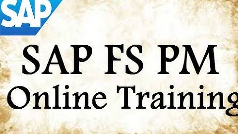 SAP FS PM TRAINING