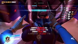 Overwatch D.Va Sextuple Kill