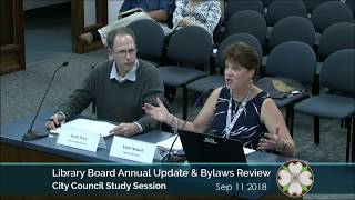 City Council Study Session 9/11/2018