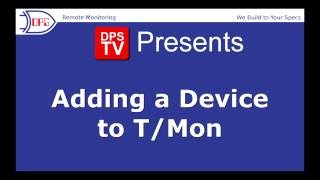 Adding a NetGuardian RTU to T/Mon Master Station