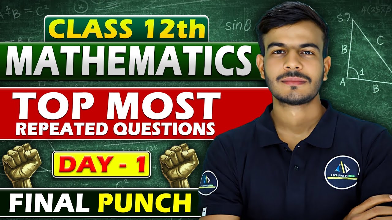 Class 12 Maths Most Important Questions | PYQs | Board Exams | Hindi ...