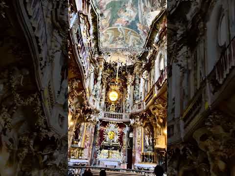 A piece of art frozen in time 🖤✨ Asamkirche München 🇩🇪 #travel #beautifuldestinations