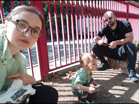 ბაღში დავდივართ მთელი ოჯახი😀😘💙#vlogi #ყოველდღიურივლოგი @KhatosVlogs