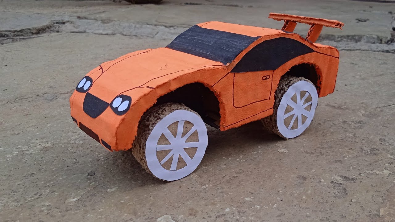 How to Make Sports Car Model Making Video ll Easy Sports car model