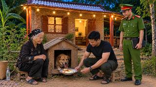 While Building a Doghouse for Their Dog, an Orphan Boy and Grandma Face an Unexpected Police Visit!