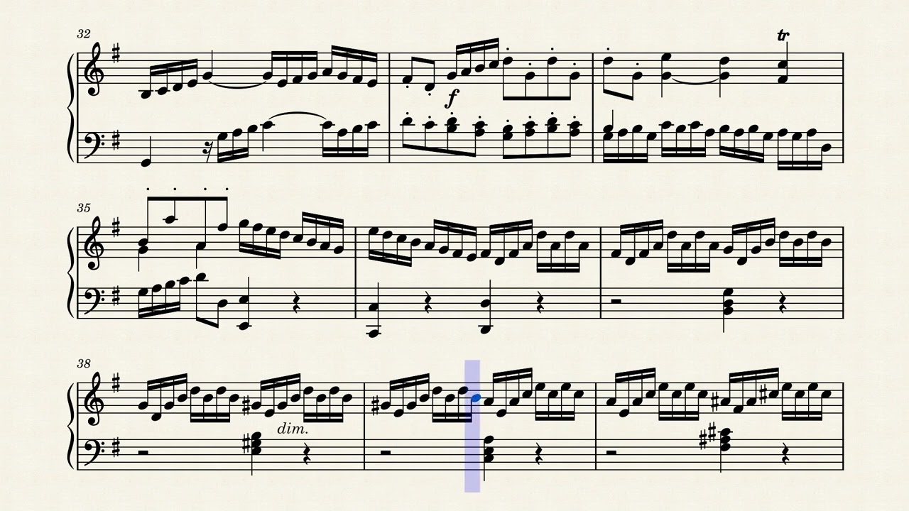 Krebs - Fugue in G Major