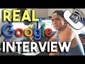 WHAT A REAL GOOGLE INTERVIEW IS LIKE - THE FIRST STEP