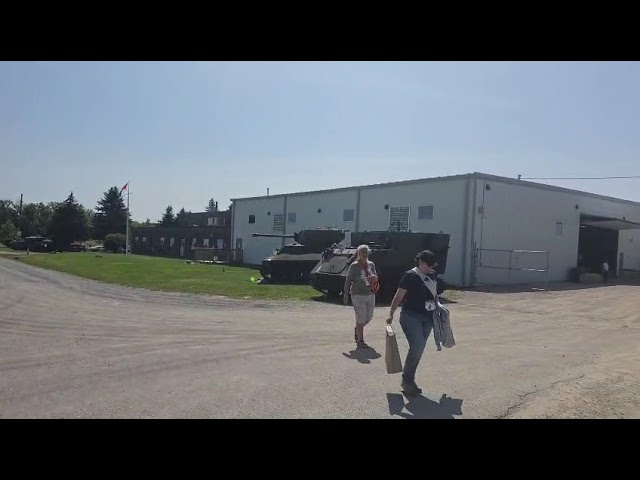 Armour on site — Camp X tour video