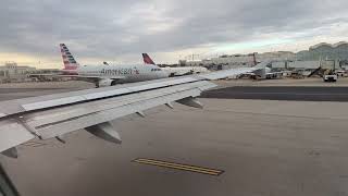 American Airlines Airbus A321-200 Pushback and Takeoff from Washington DC (DCA)