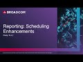 Clarity 16.4.2 - Enhancements to Report Scheduling