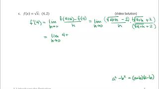 3.1 Introducing the Derivative: Example 4c