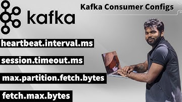 Consumer configs | heartbeat interval | session timeout | max.partition.fetch.bytes |fetch.max.bytes