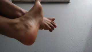 Me And My Smelly Latino Feet In The Bathroom