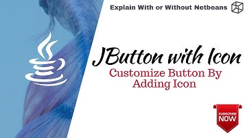 Lect 1.12 - JButton with Icon || Insert an icon and customize it ||