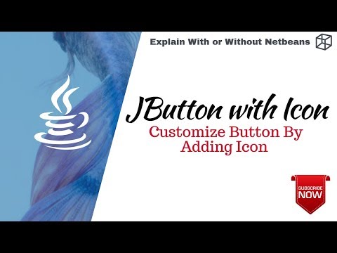 Lect 1.12 - JButton with Icon || Insert an icon and customize it ||