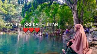 Lirik Ana Uhibbuka Fillah❤️