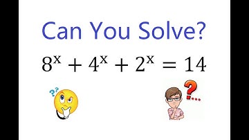 Math Olympiad | How to Solve the Exponential Equation?