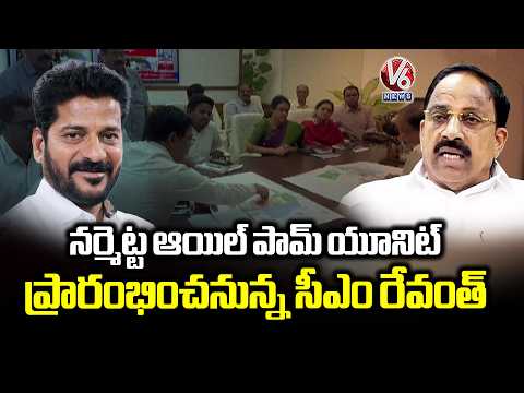 CM  Revanth To Inaugurate Narmetta Oil Palm  Unit , Minister Tummala Holds Review Meeting | V6 News - V6NEWSTELUGU