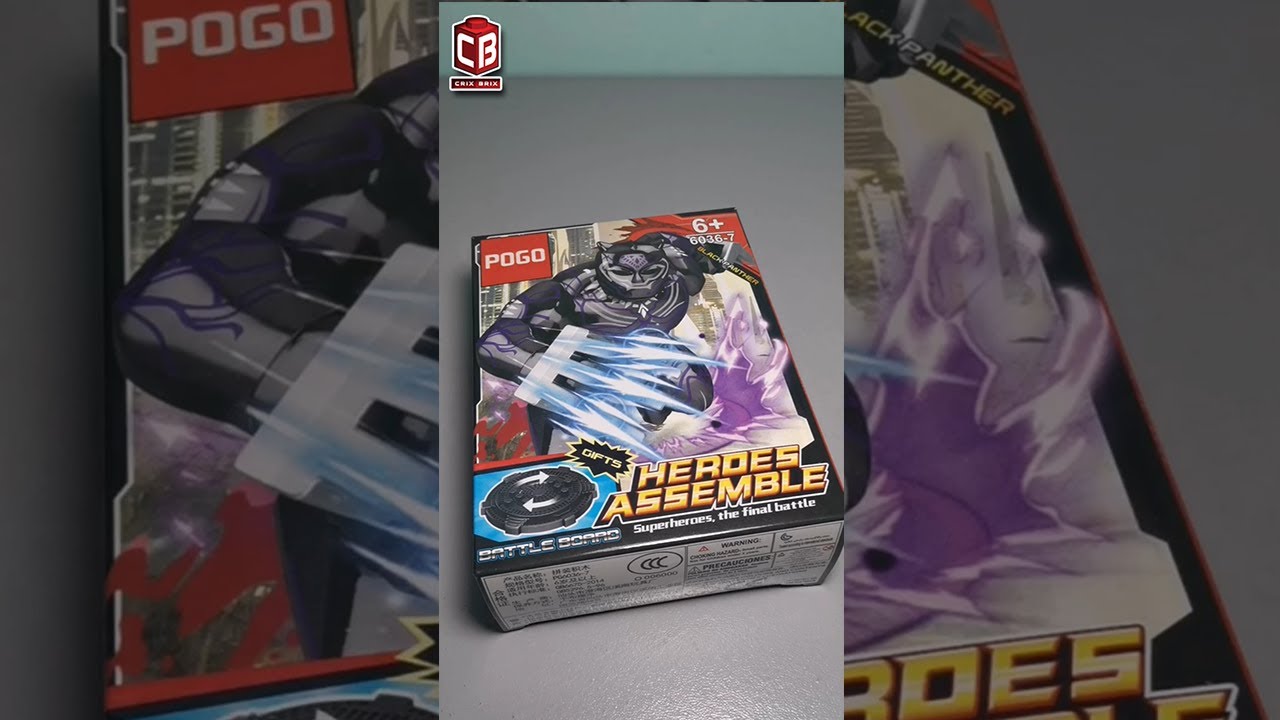 LEGO Black Panther Big Figure Pogo 6036 | Unofficial Lego 