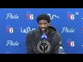 Joel Embiid Addresses the Media After Dropping Another 40-Piece (1.25.22)