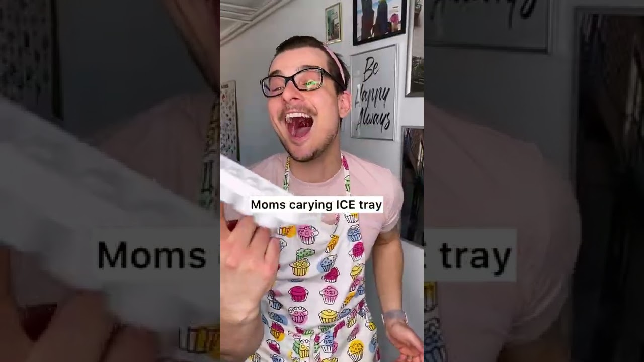 У мам всегда есть серьезные необъяснимые сверхспособности😂♥️|Нести лоток со льдом в морозилку