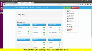 How To install Open Classifieds yclas in Ubuntu Linux