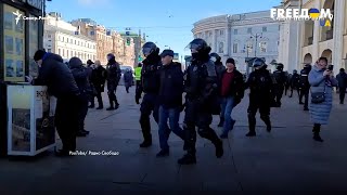 Репрессии в РФ. Аресты за антивоенные призывы
