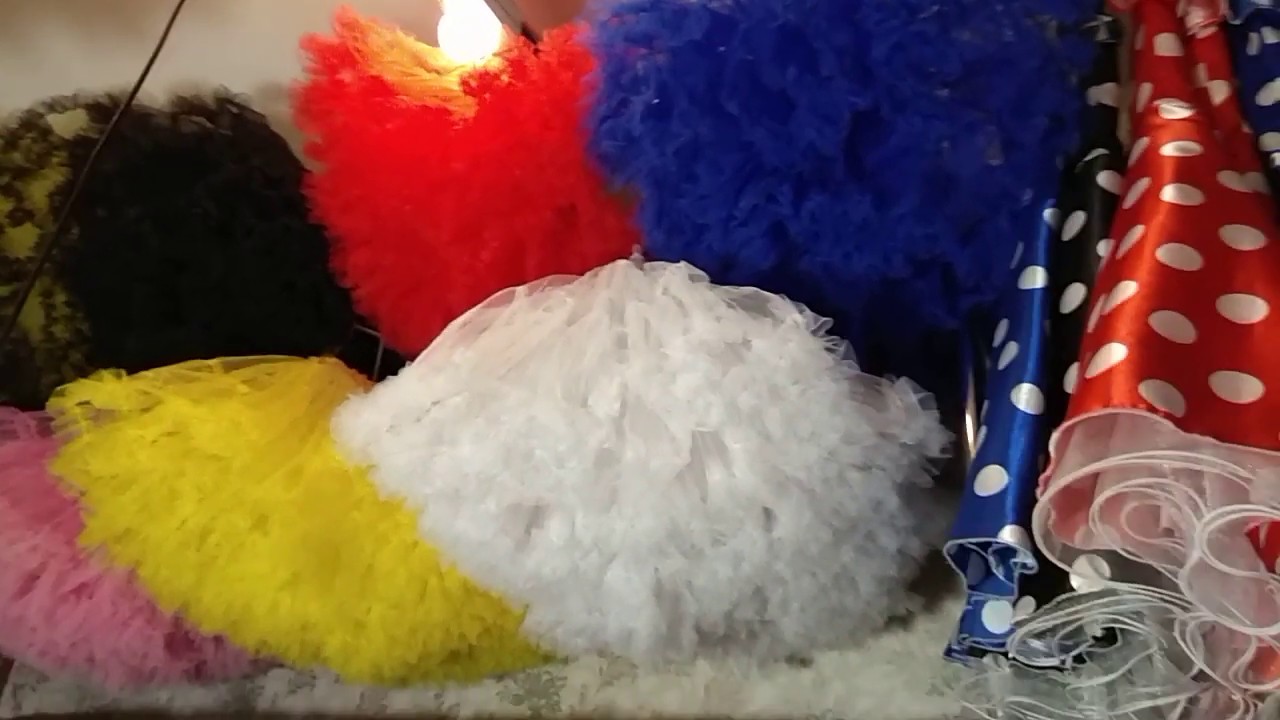 Пышный фатиновый подъюбник - YouTube