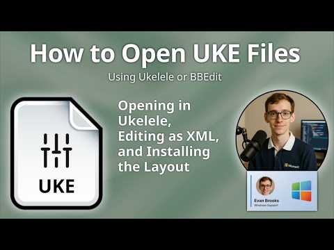 How to Open UKE Files (Ukelele Keyboard Layout Source)