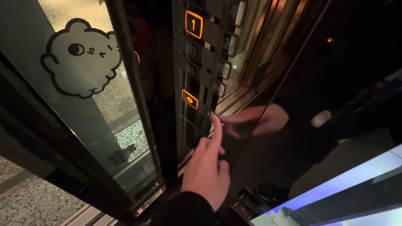 亞當搭電梯EP145-三菱MITSUBISHI透明電梯@中友百貨C棟（B5~15F全程車）