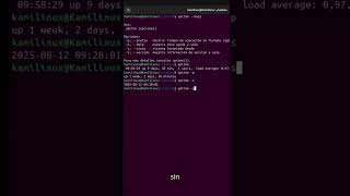 Comando uptime en Linux | Monitoreo del rendimiento del sistema #shorts @Shorts