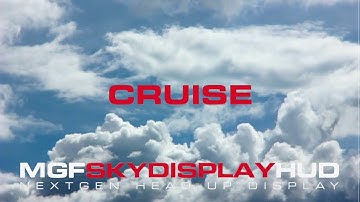 MGF SKYDISPLAY HUD - CRUISE
