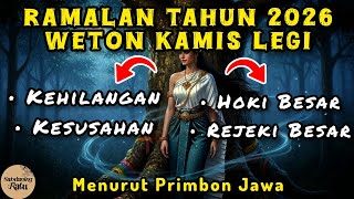Weton Kamis Legi in 2026 according to the Original Javanese Primbon