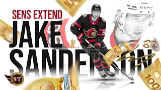 Jake Sanderson EXTENDS With The Ottawa Senators For EIGHT YEARS!!!