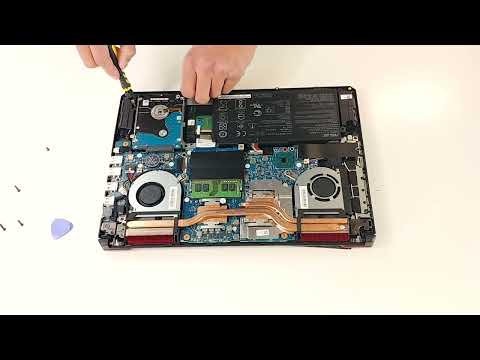 ASUS TUF Gaming FX505 - disassembly and upgrade options