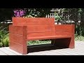 Bulding A Garden Bench - woodworking