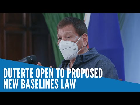 Duterte open to proposed new baselines law