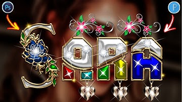 How To Make New Unique Glass Font Name In Pixellab Ps Cc Touch Step By Step 2023 | Zarraq Creation