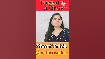 How to write Equation Of Tangent to a Circle in Easy Way || SHORT TRICK || #mathsteacher #shorts